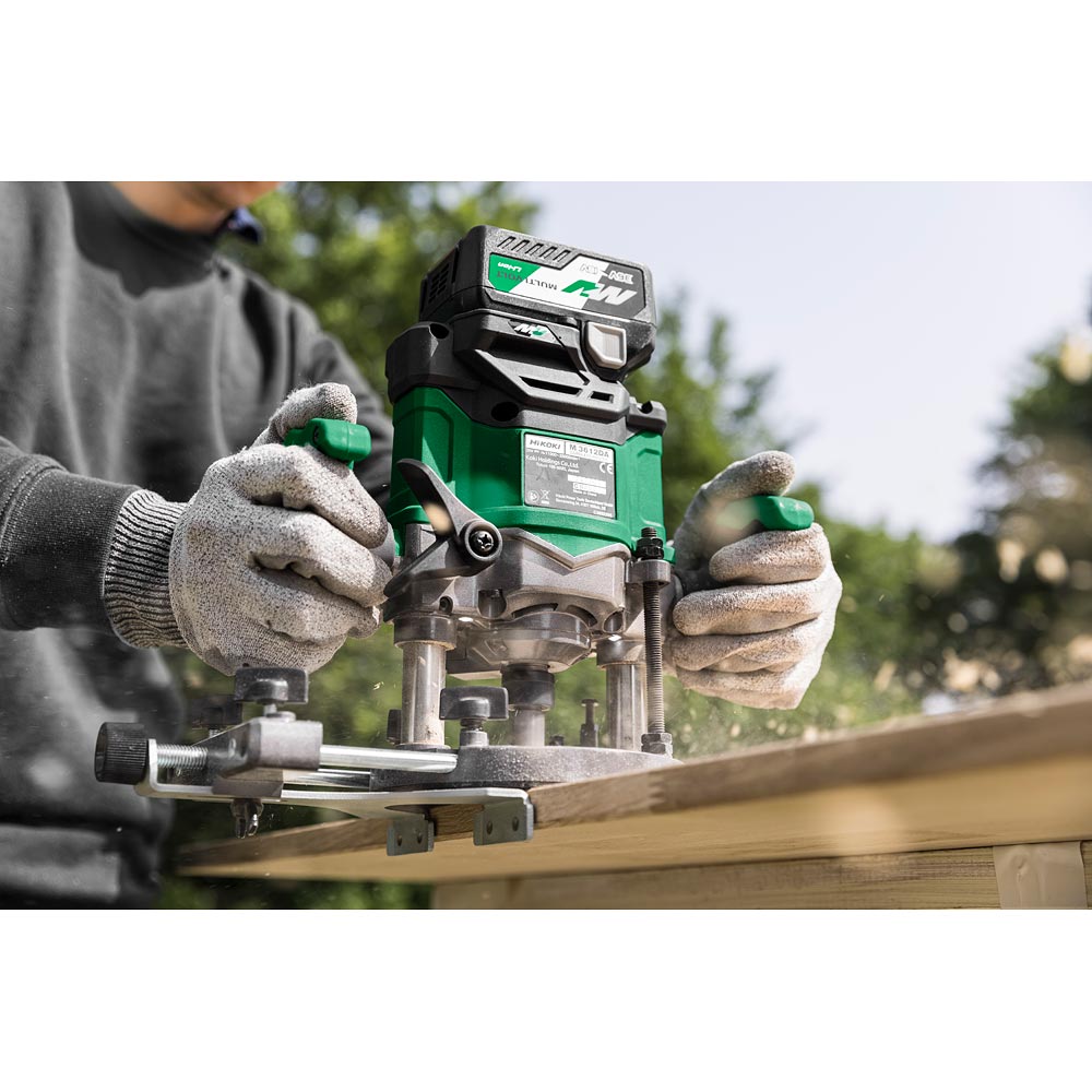 Hikoki M3612DAJP Multi-Volt 1/2" Router Kit (1 x 5.0/2.5Ah)