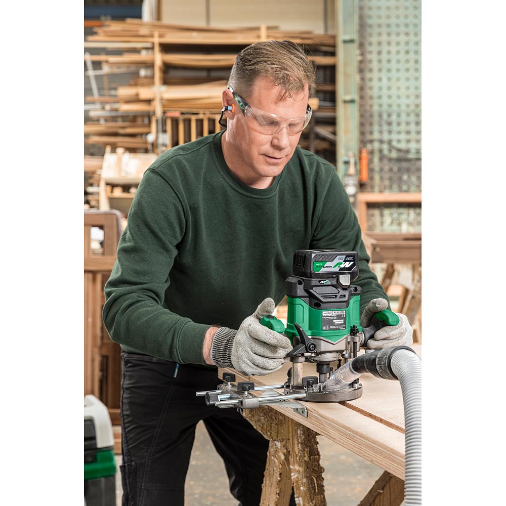 Hikoki M3612DAJP Multi-Volt 1/2" Router Kit (1 x 5.0/2.5Ah)