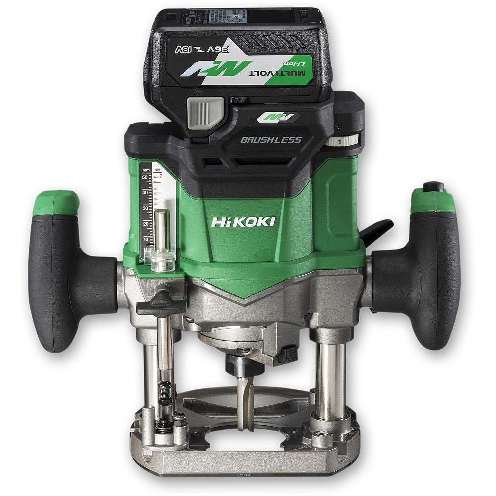 Hikoki M3612DAJP Multi-Volt 1/2" Router Kit (1 x 5.0/2.5Ah)