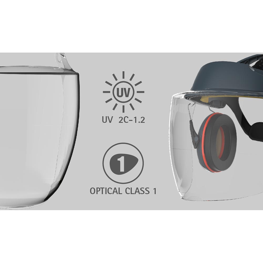 JSP EVOGuard® C2 Visor / Ear Defended Combination