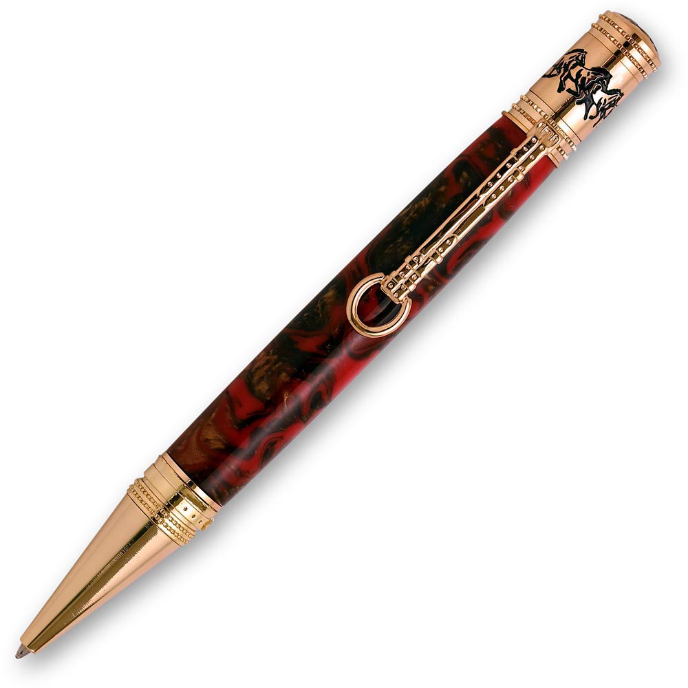 Horse Golden Twist Pen Kit