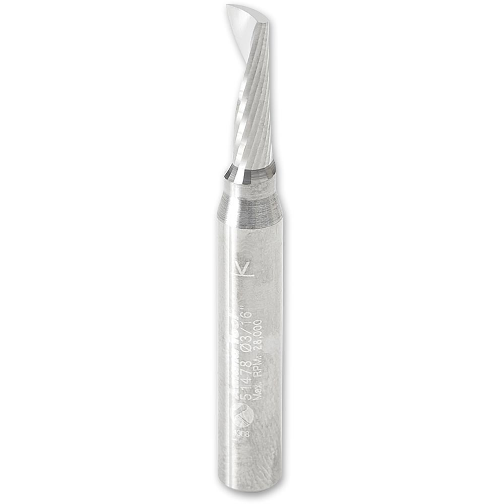 Amana Spiral Upcut Aluminum Cutting Router Cutters