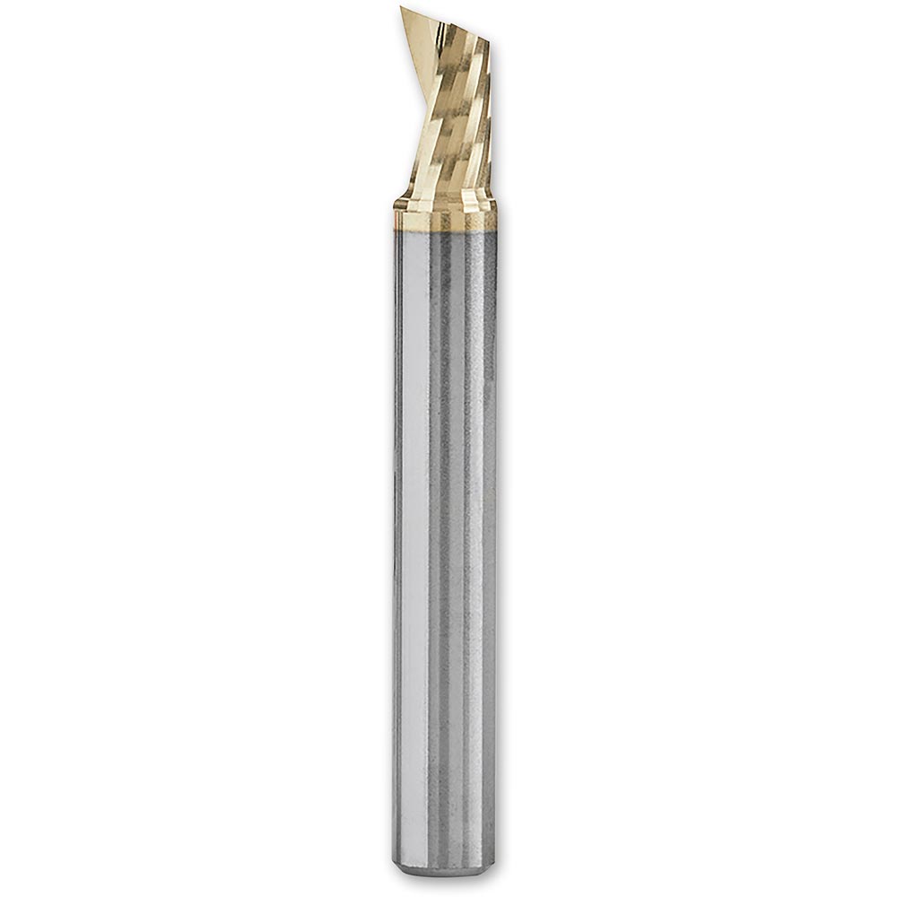 Amana Spiral Upcut Aluminum Cutting Router Cutters ZrN Coated