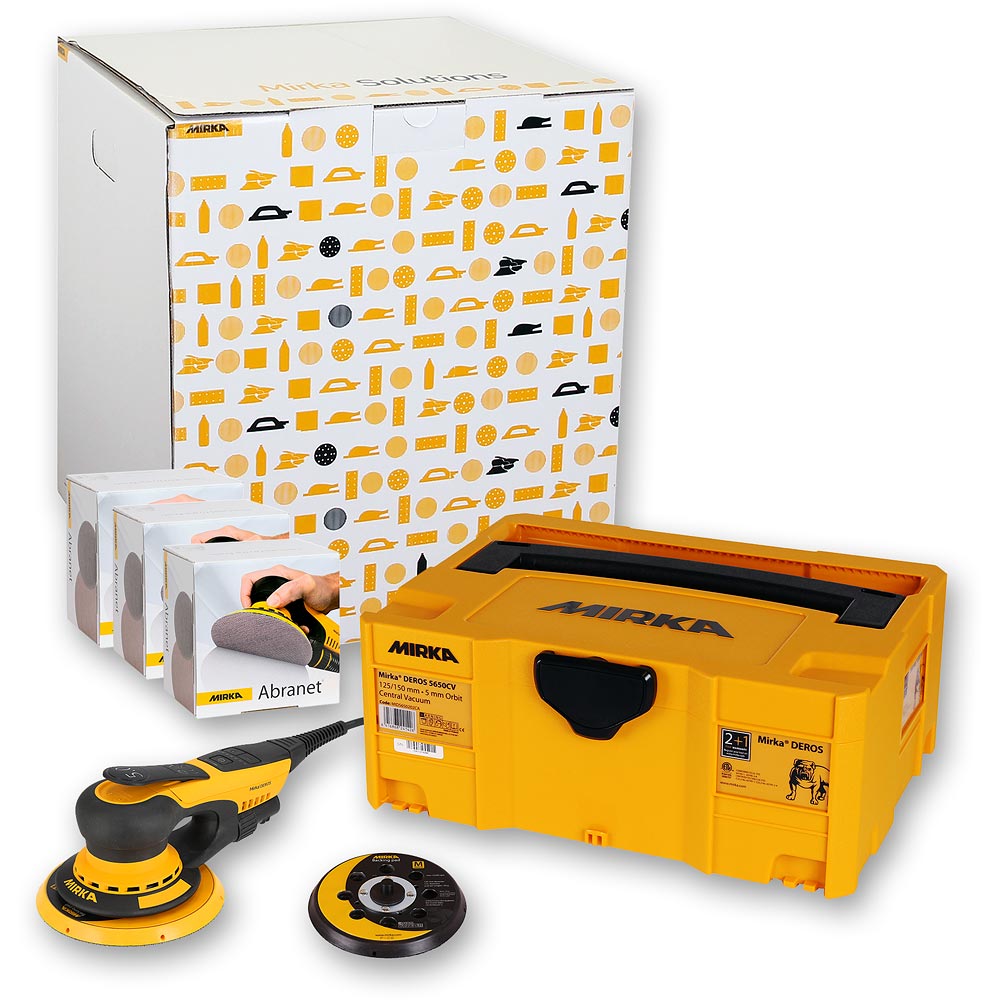 Mirka DEROS II 5650CV Solution Kit with 150 Abranet