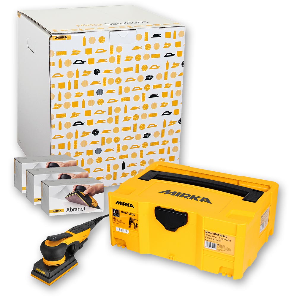 Mirka DEOS II 353CV 81 x 133mm Sander Deco Solution Kit