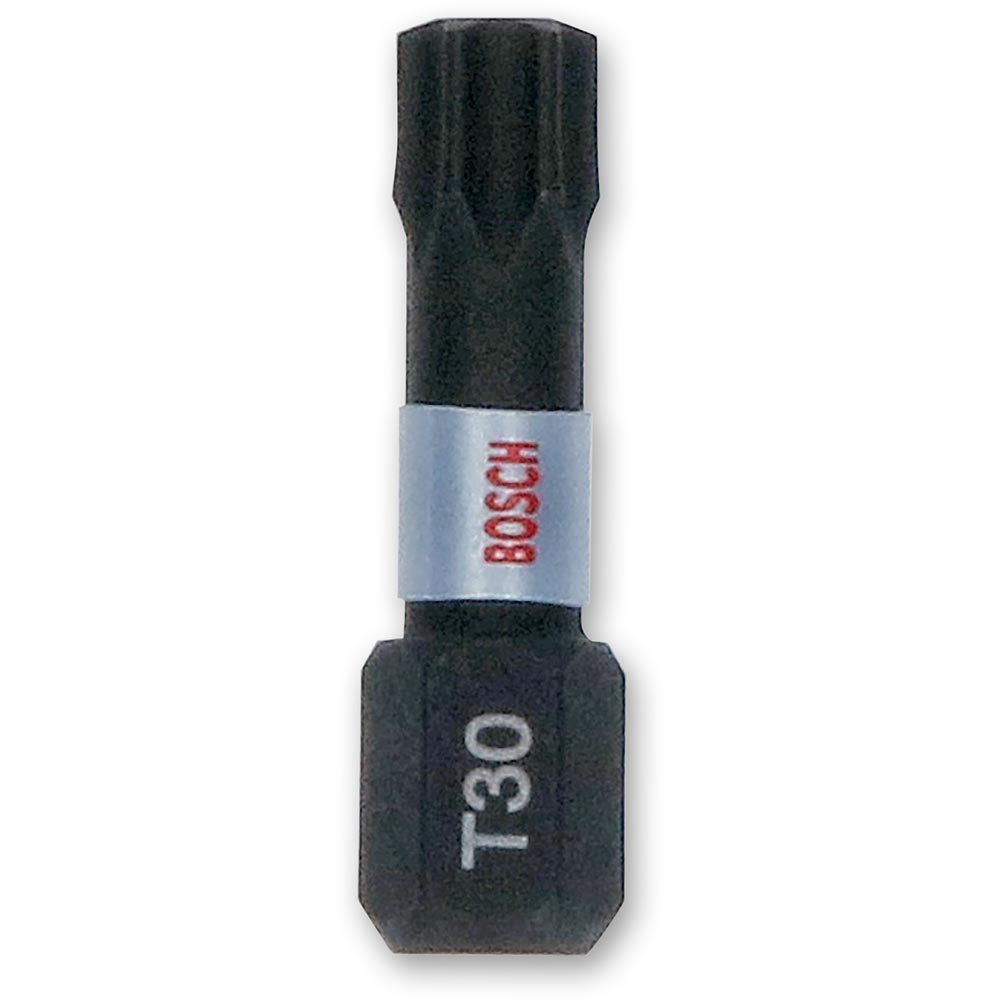 Bosch Impact Control Screwdriver Bits Torx T30 25mm (25)