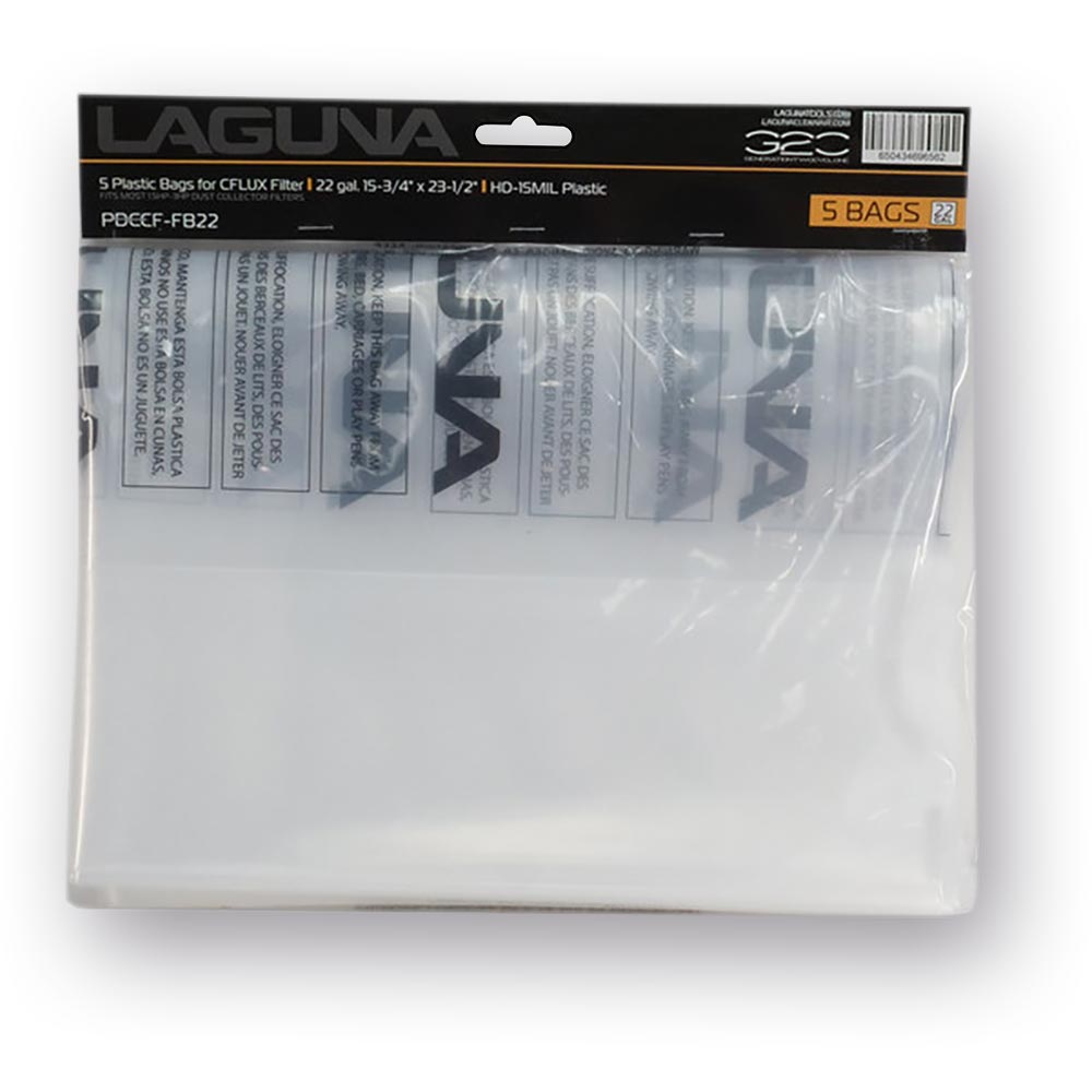 Laguna C|Flux Replacement Filter Plastic Bags (Pack 5)
