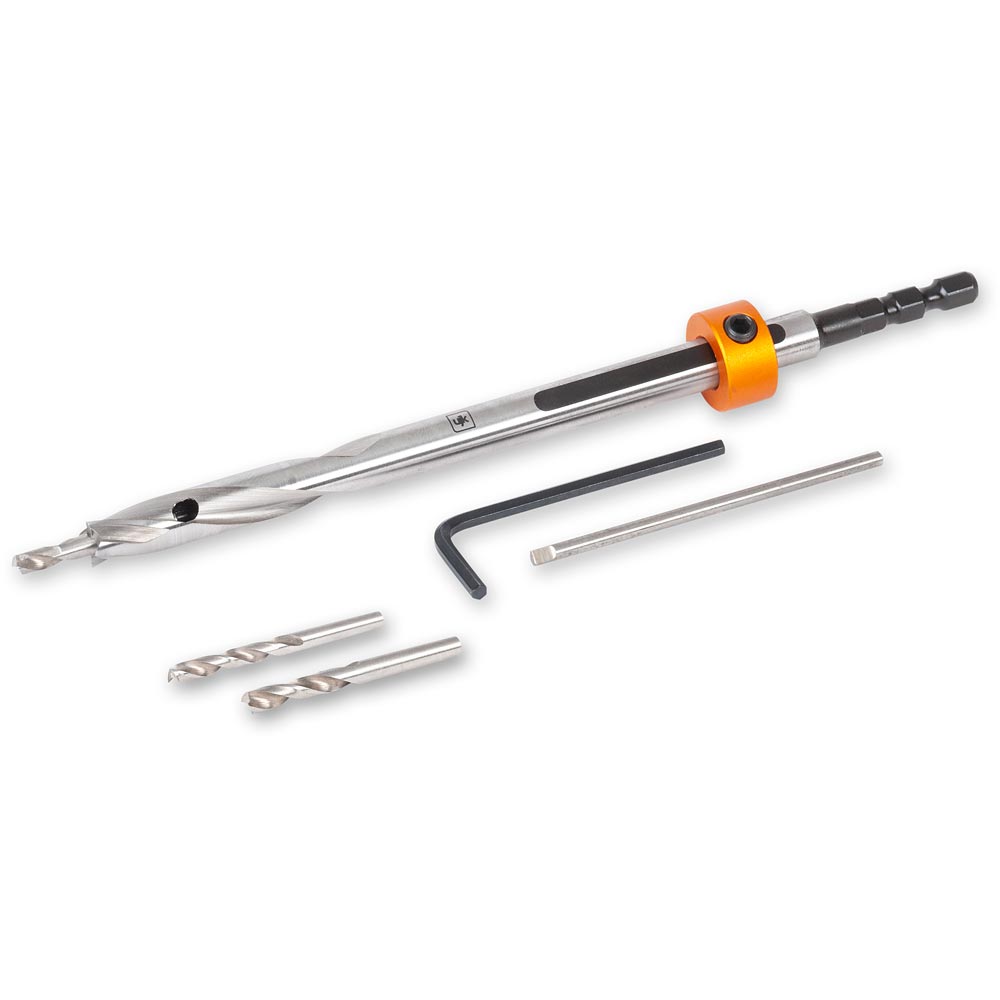 UJK Pocket Hole Drill Bit Complete Package