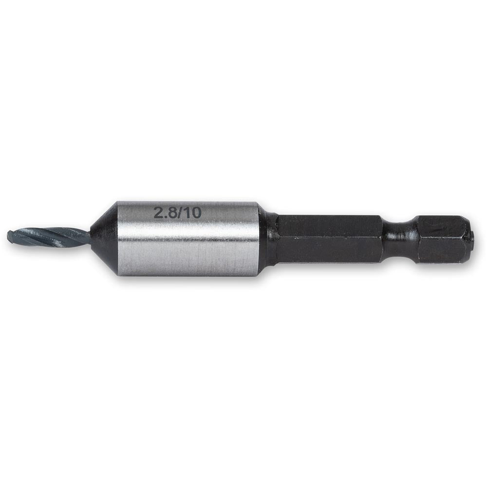 Fisch Drill & Countersink with Hex Shank