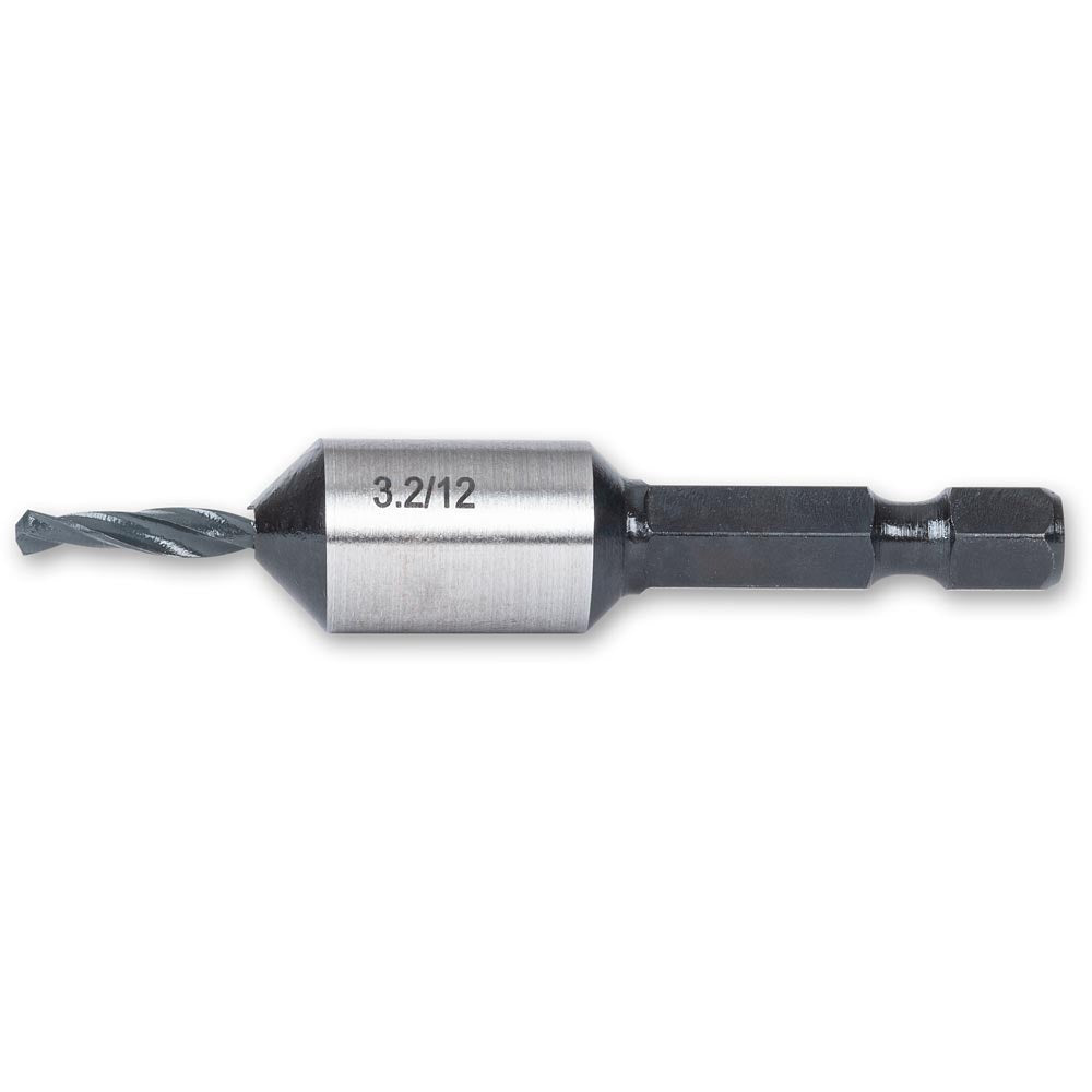 Fisch Drill & Countersink with Hex Shank