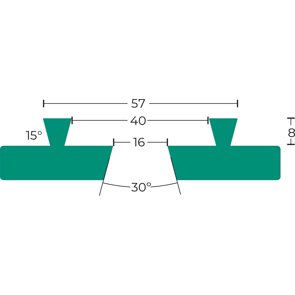 Axminster Woodturning Discovery GK88 Dovetail Jaws - Type E