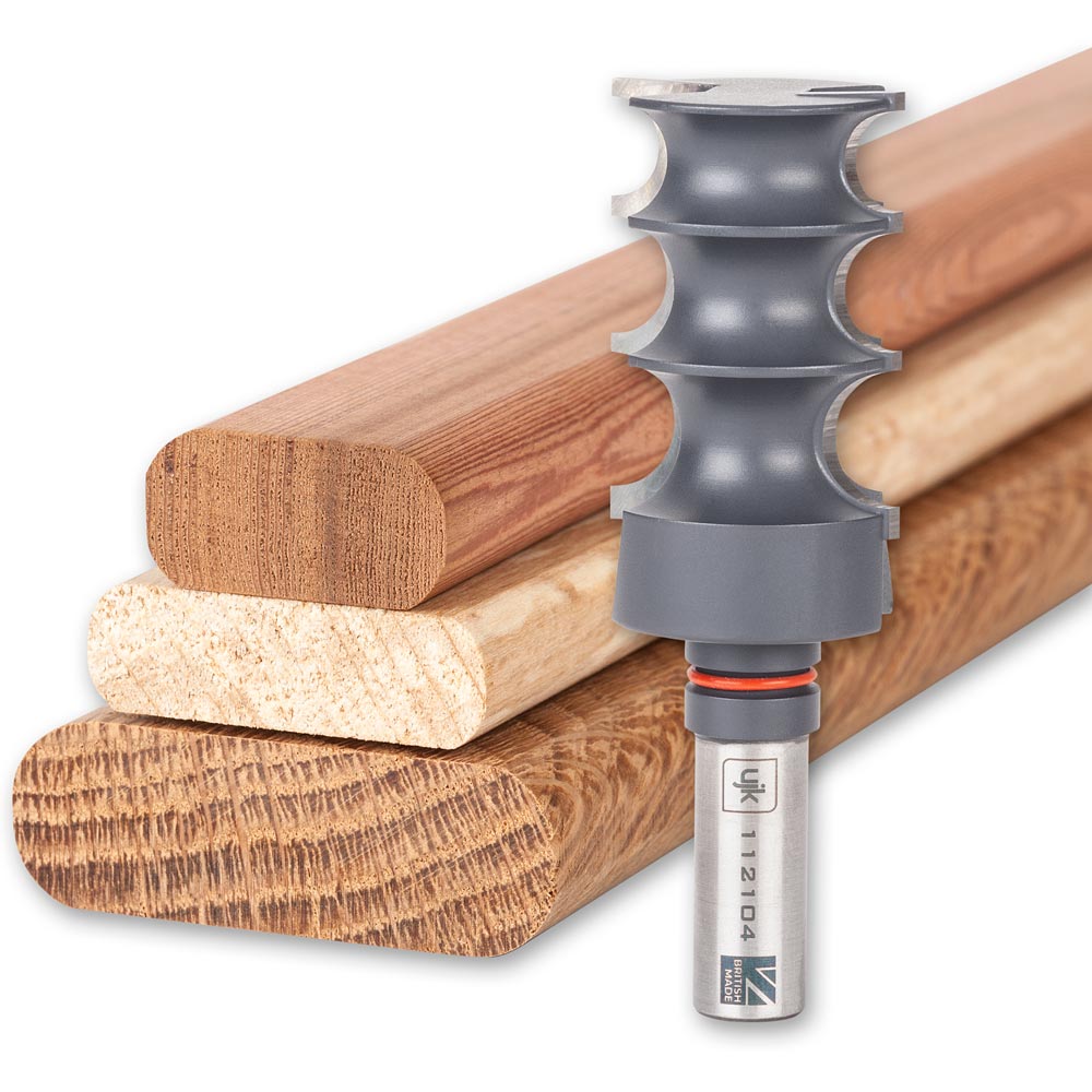 UJK Loose Tenon Router Cutters - 1/2" Shank