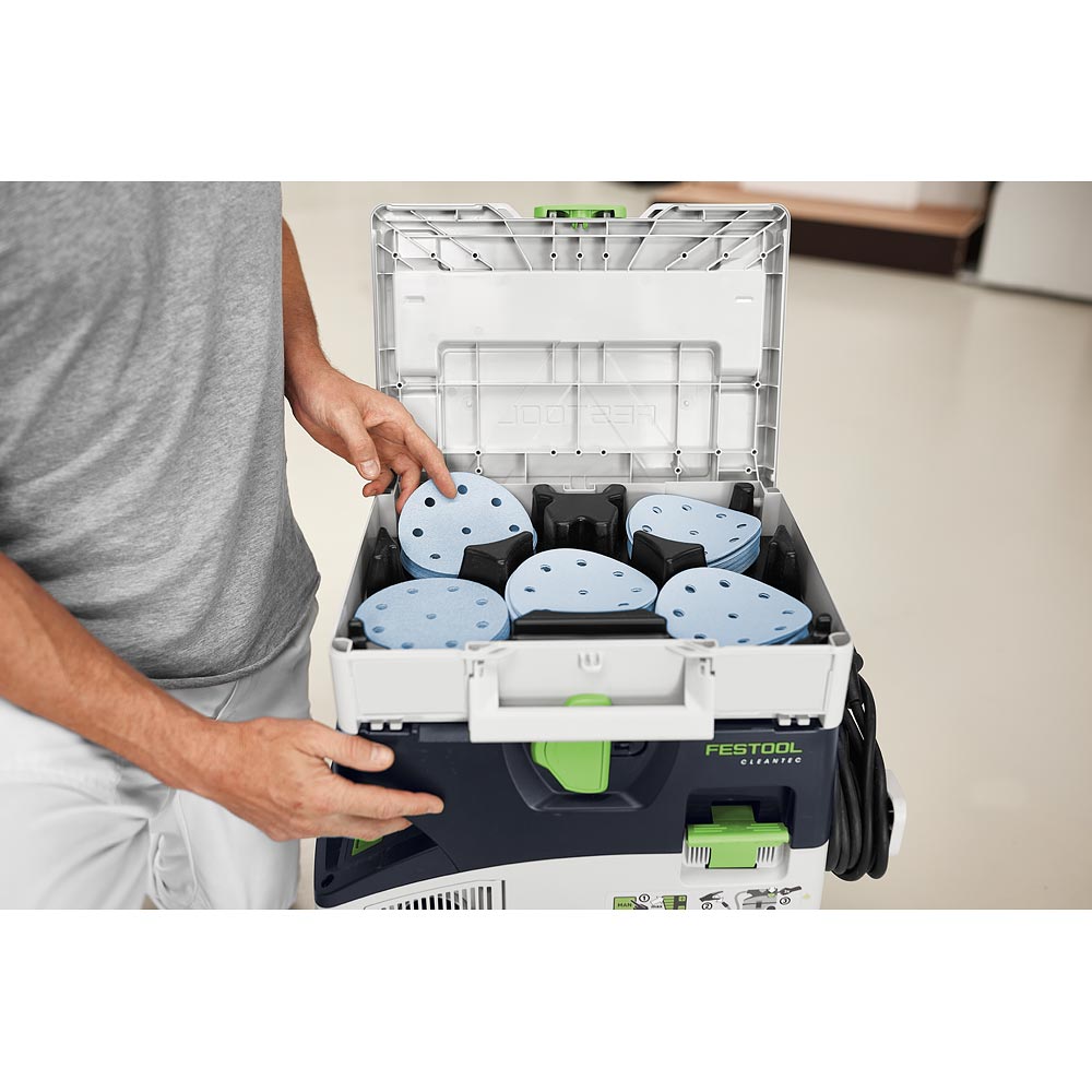 Festool Abrasive Systainer & 125mm Granat Discs