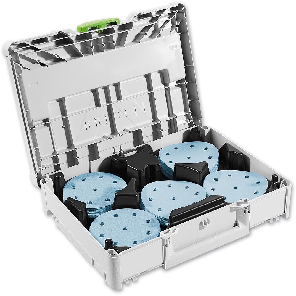 Festool Abrasive Systainer & 125mm Granat Discs