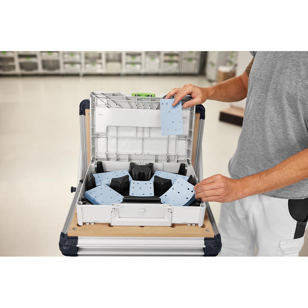 Festool Abrasive Systainer with 80 x 133mm Granat Abrasive