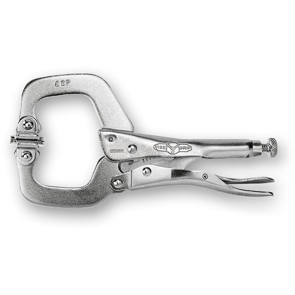 IRWIN Vise-Grip 6SP Locking C-Clamp Swivel Pad 150mm