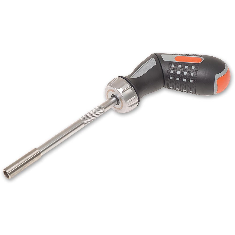 Bahco 808050P Pistol Ratchet Screwdriver & 6 Bits