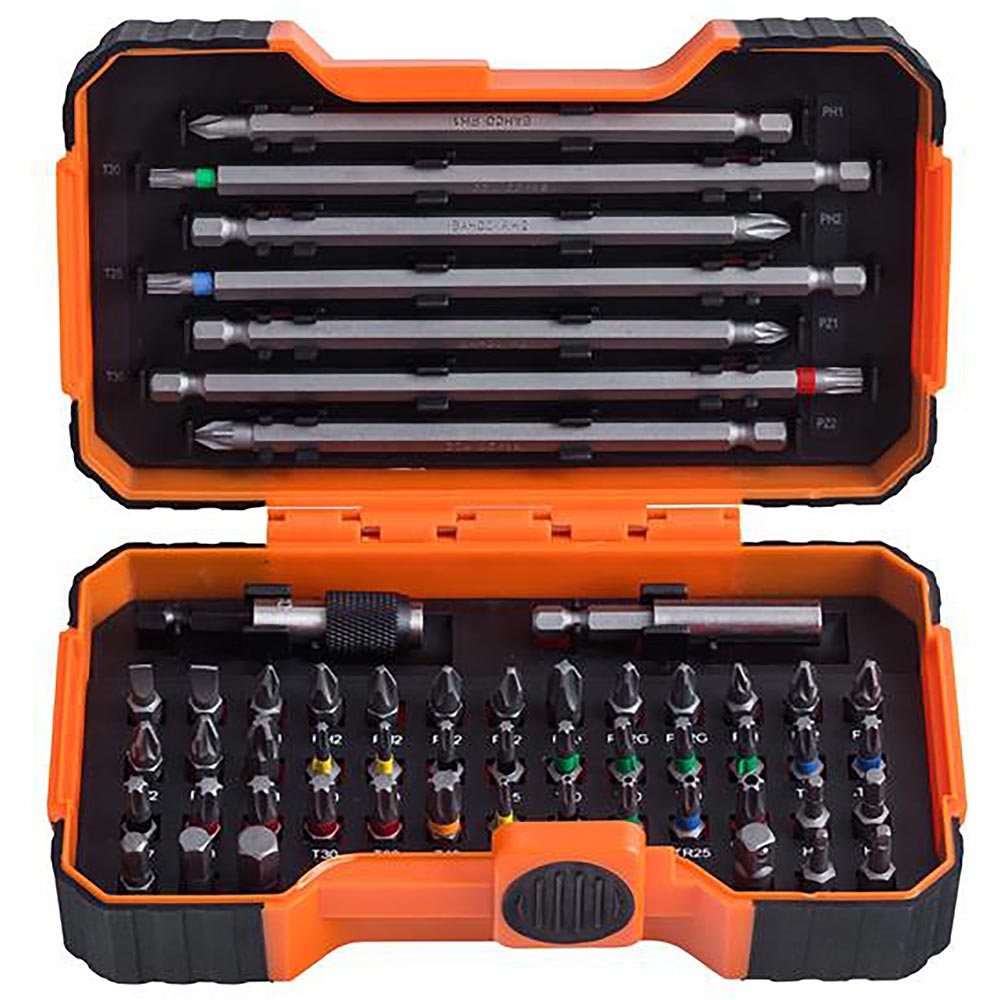 Bahco 59/S54BC Colour-Coded Bit Set, 54 Piece