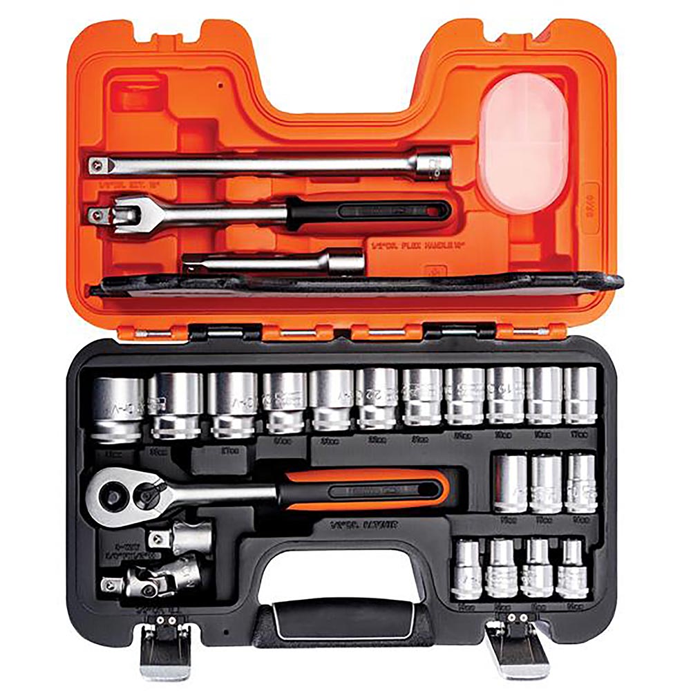 Bahco S240 1/2" Drive Socket Set, 24 Piece