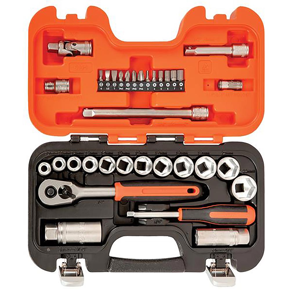Bahco S330 3/8" Drive Socket Set, 34 Piece
