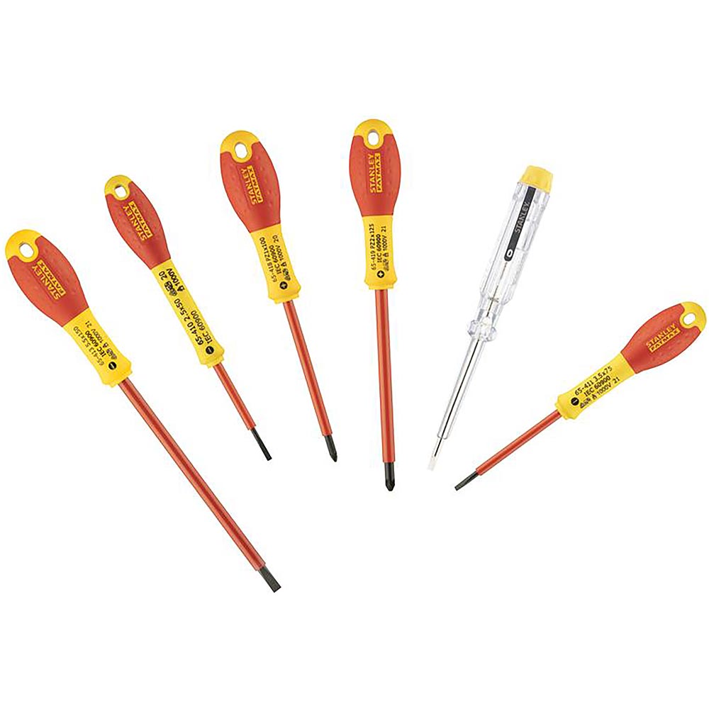 Stanley FatMax® VDE Insulated Screwdriver Set, 6 Piece