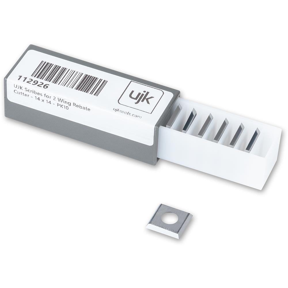 UJK Cutters for 2 Wing Rebate Cutter - 14 x 14 x 2mm