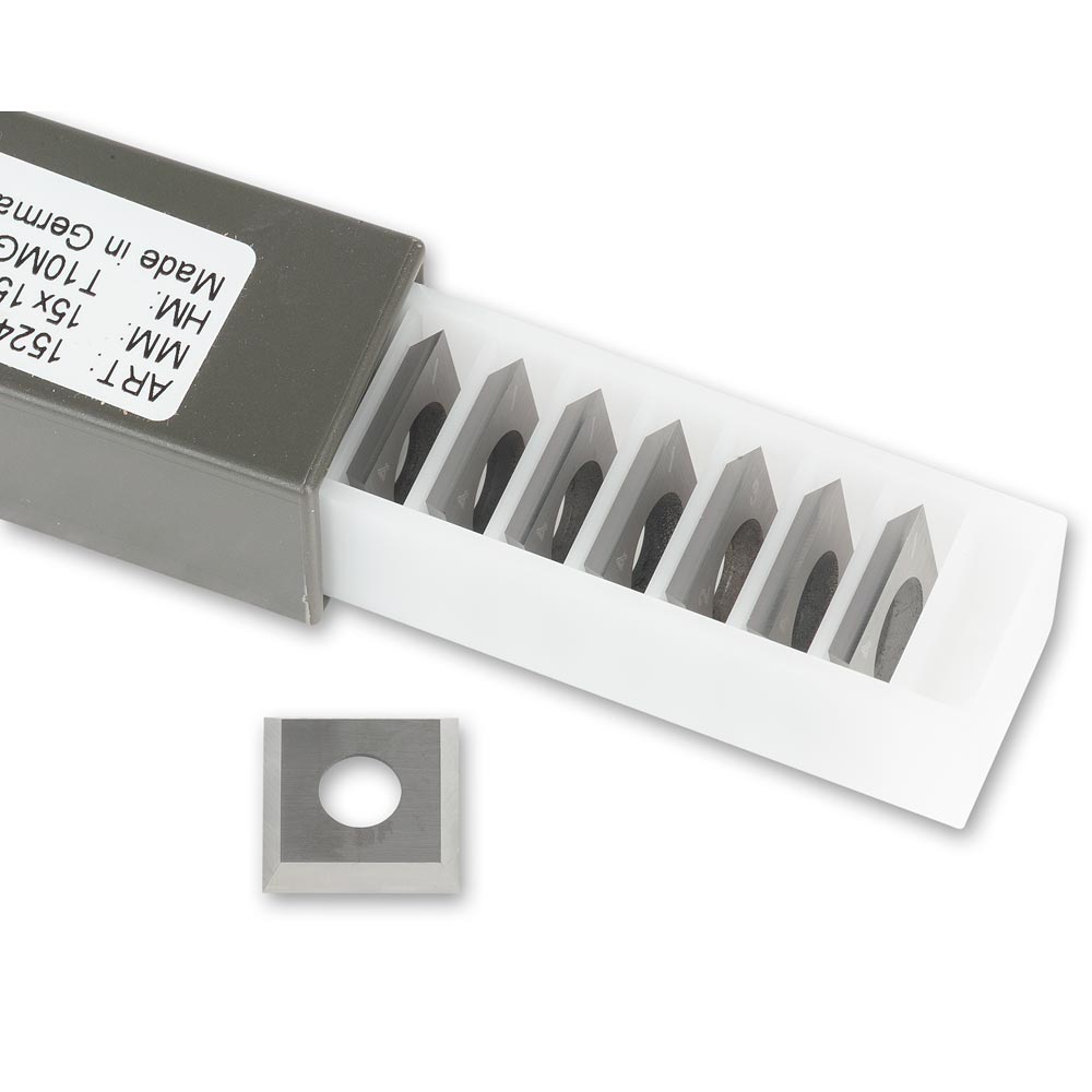 TC Spiral Cutters for AW2260S Planer - 15 x 15 x 2.5mm
