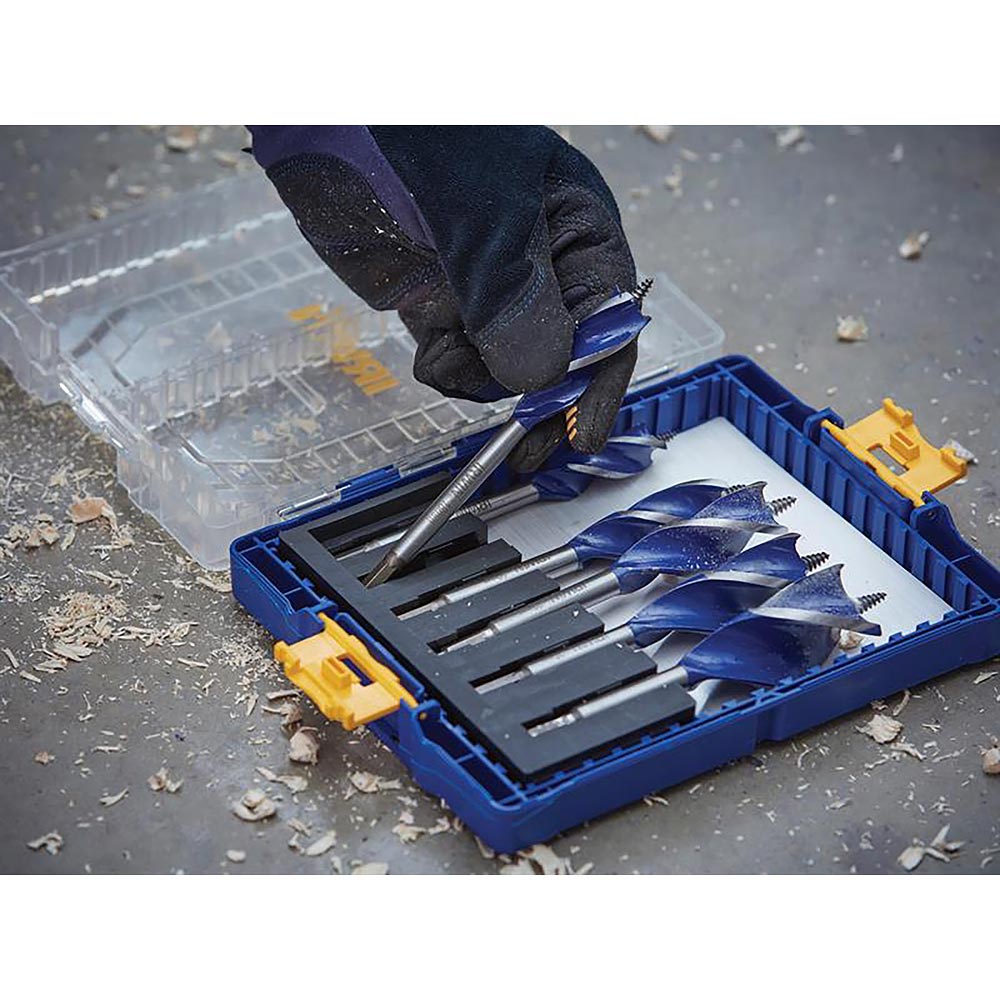 IRWIN Blue Groove 6X Wood Bit 6 Piece Set