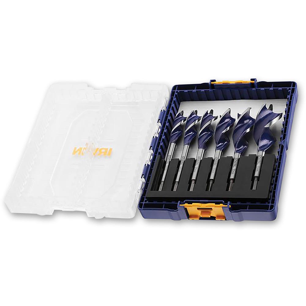 IRWIN Blue Groove 6X Wood Bit 6 Piece Set