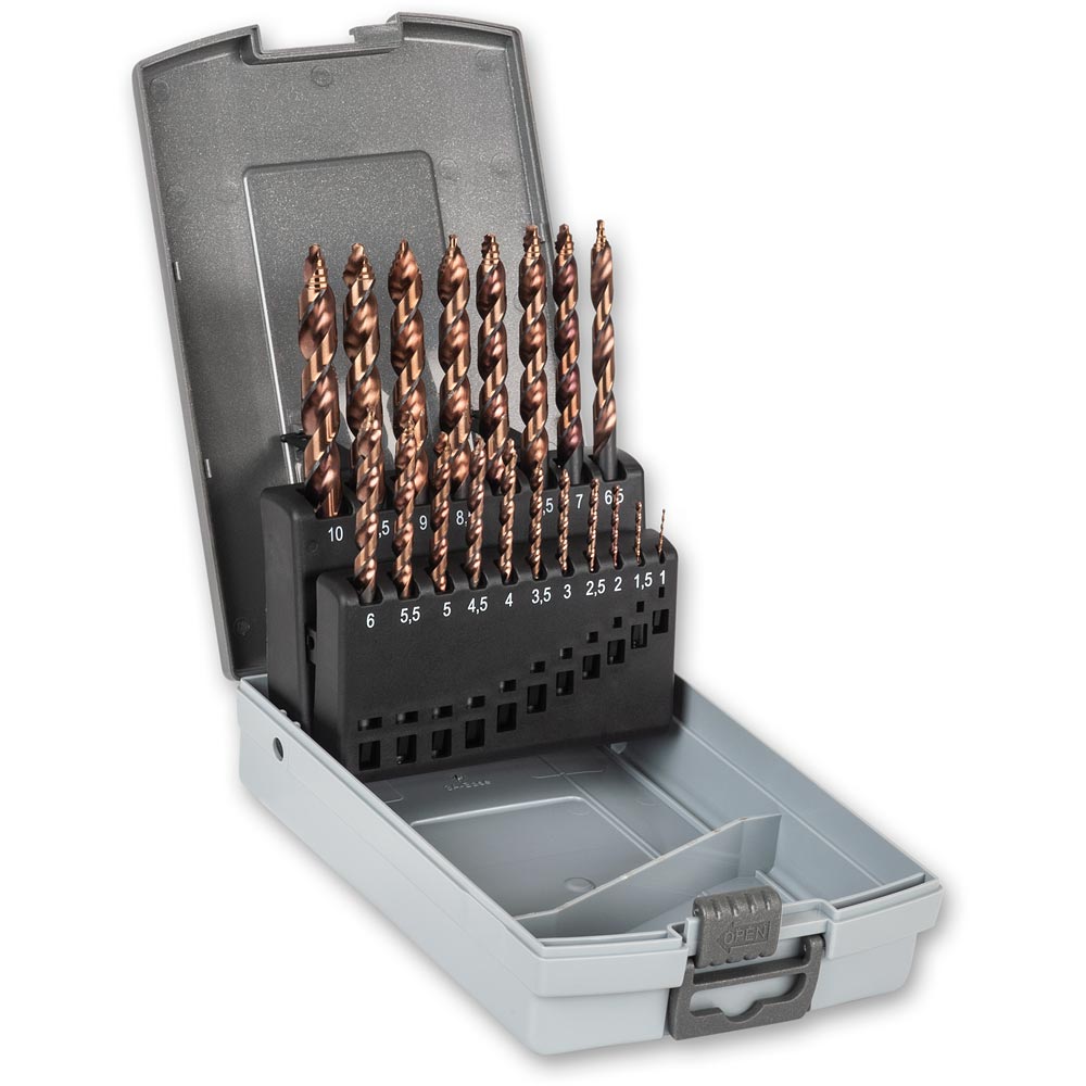 UJK StepPower HSCO Drill Bit Set 19 Piece