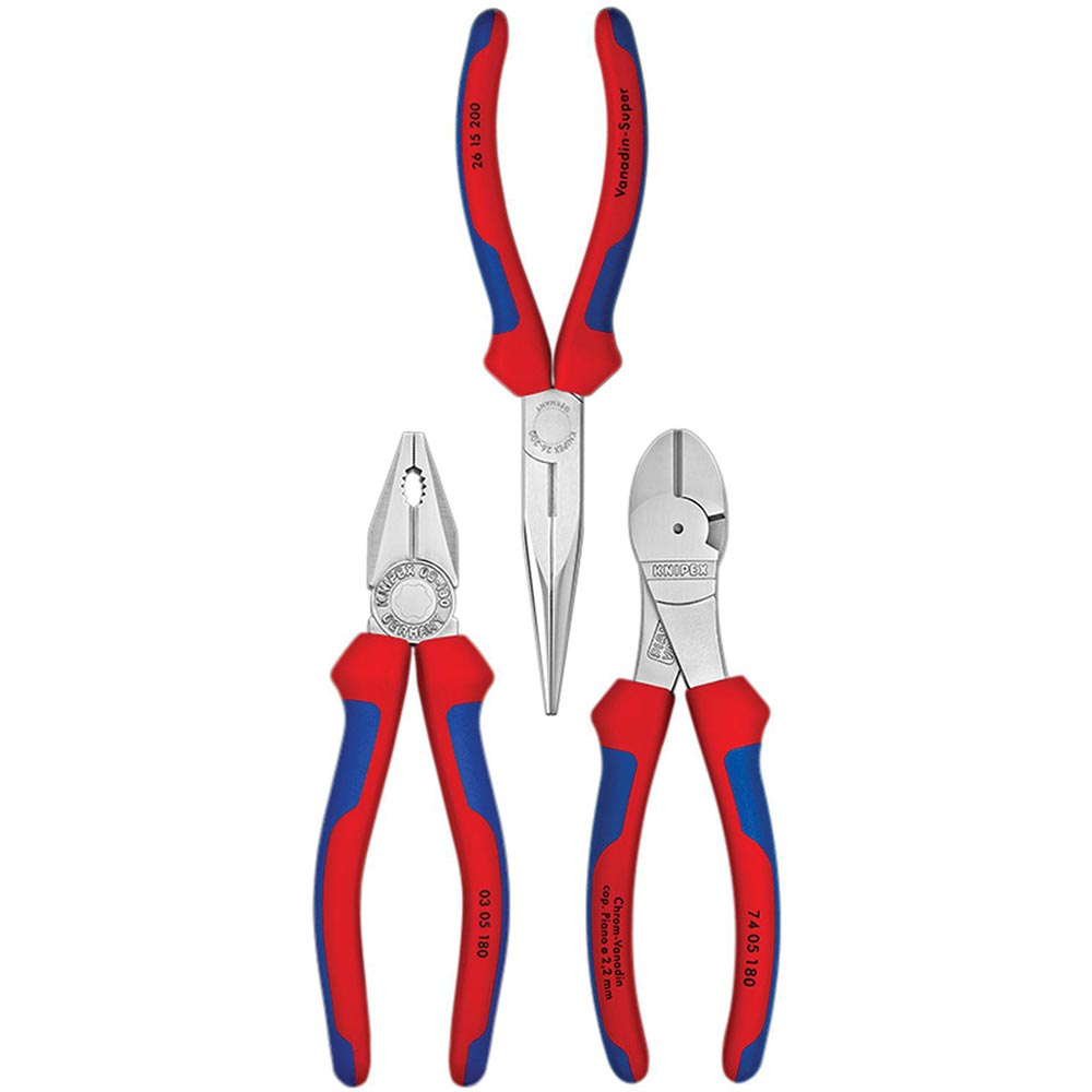 KNIPEX Assembly Pack Pliers Set, 3 Piece