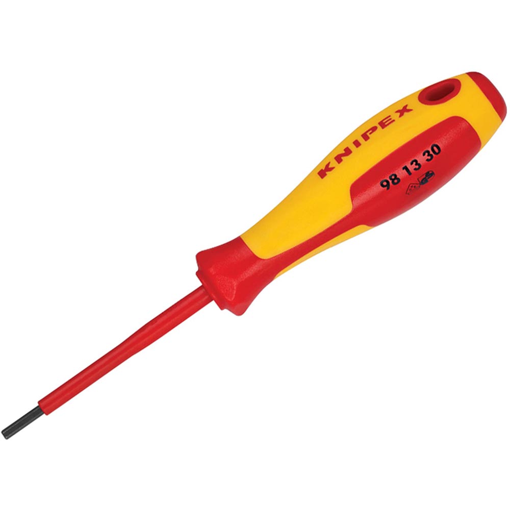KNIPEX VDE Screwdriver for Hexagon Socket Screws 3.0 x 182mm
