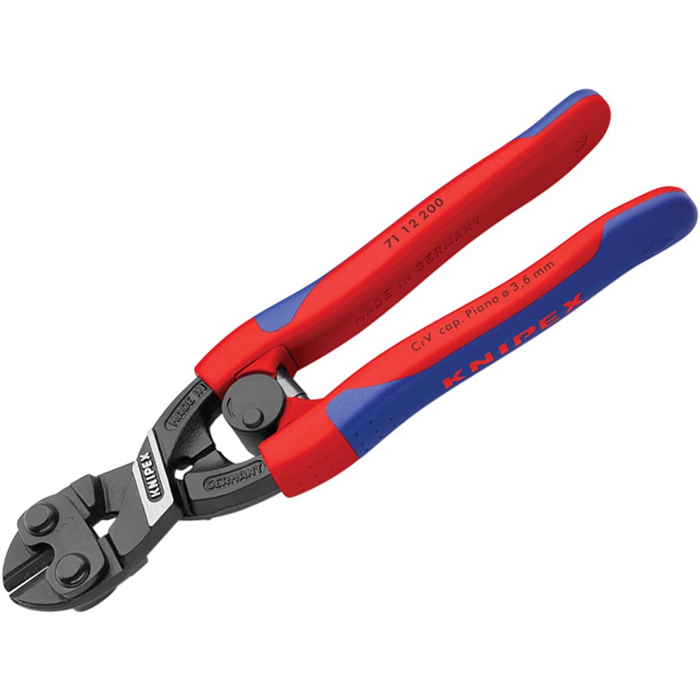 KNIPEX CoBolt® Bolt Cutters Multi-Component Grip with Spring 200 mm