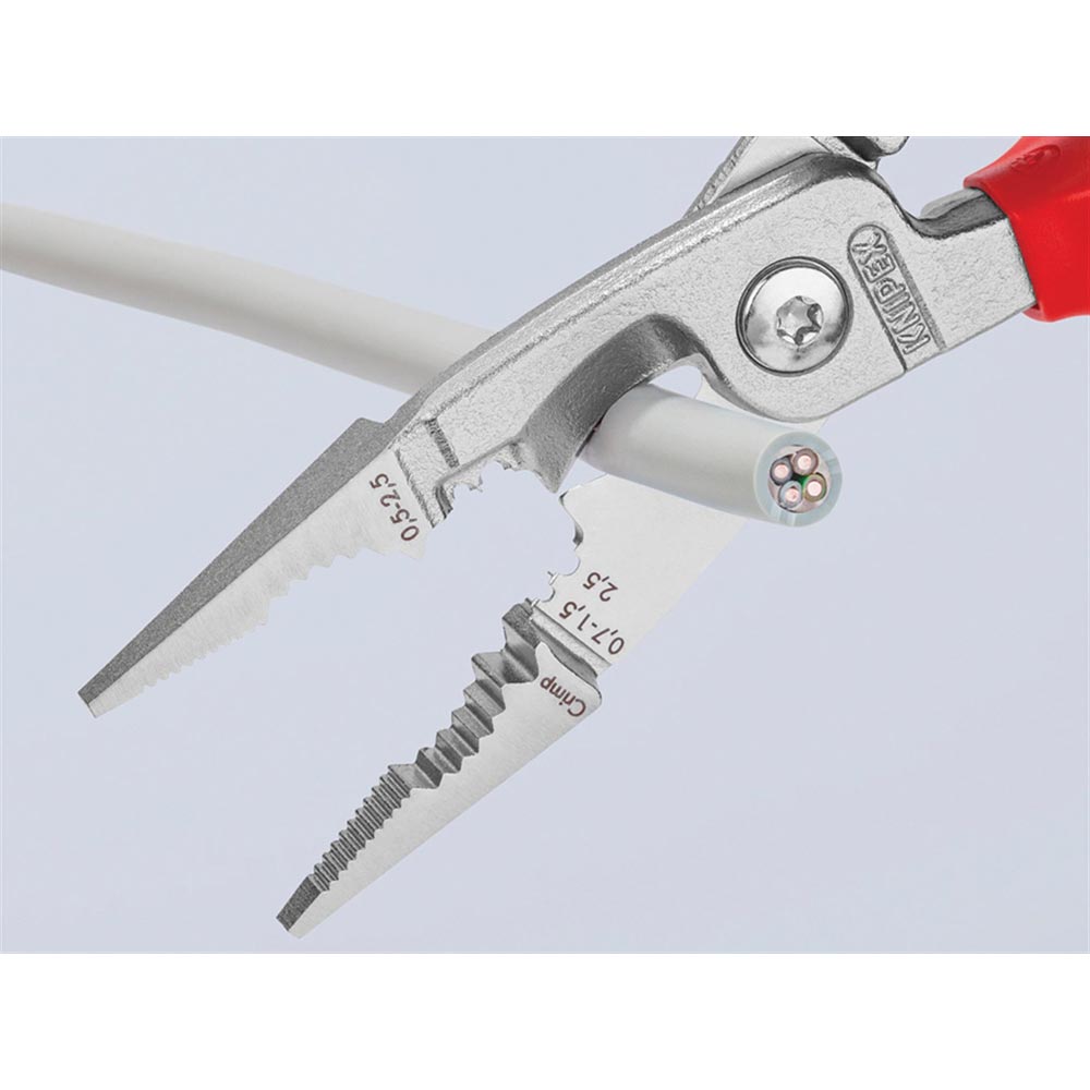 KNIPEX VDE Multifunctional Installation Pliers 200 mm