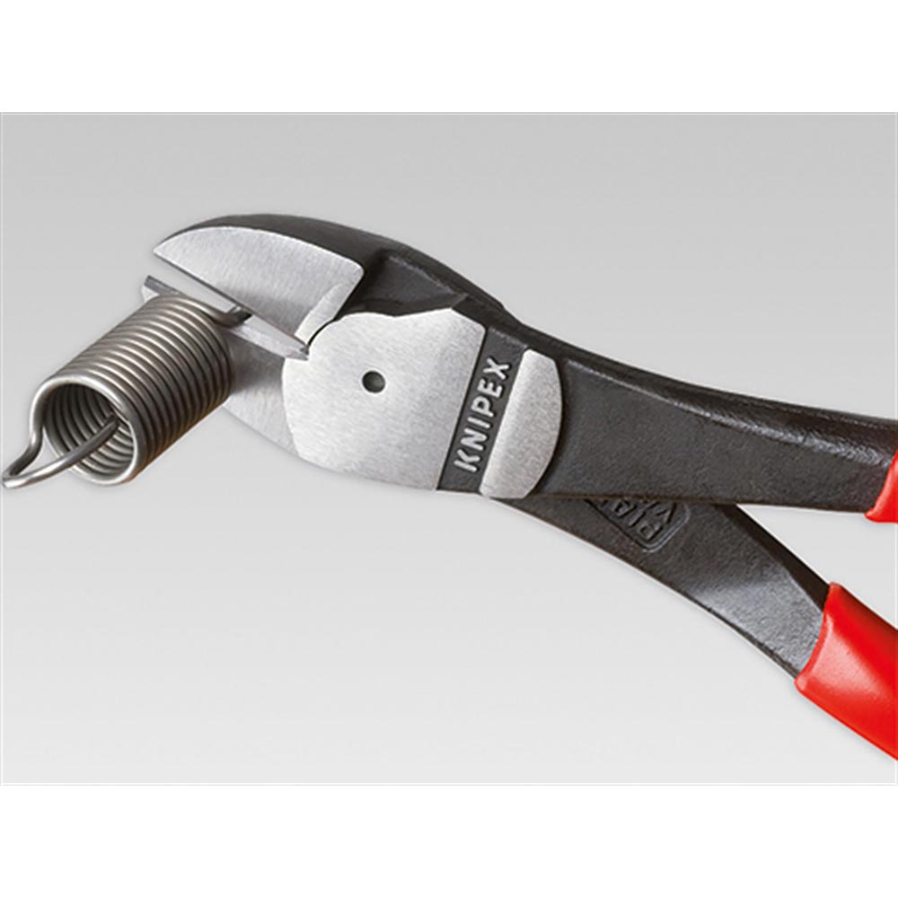 KNIPEX 74 01 Series High Leverage Diagonal Cutters, PVC Grips