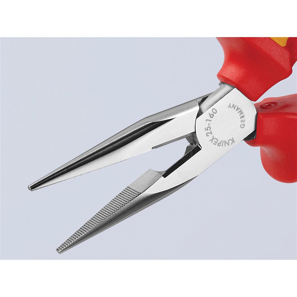 KNIPEX VDE Snipe Nose Side Cutting Pliers (Radio) 160mm