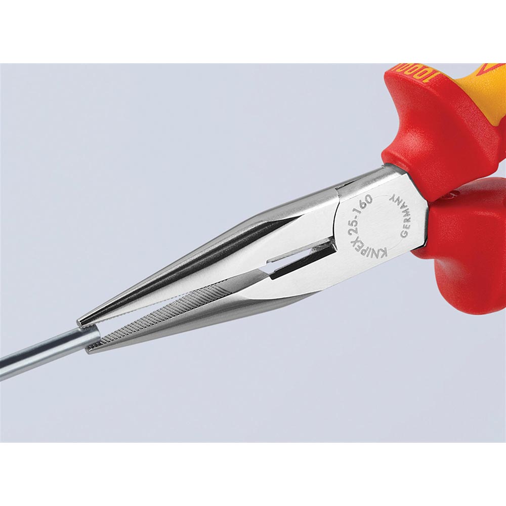 KNIPEX VDE Snipe Nose Side Cutting Pliers (Radio) 160mm
