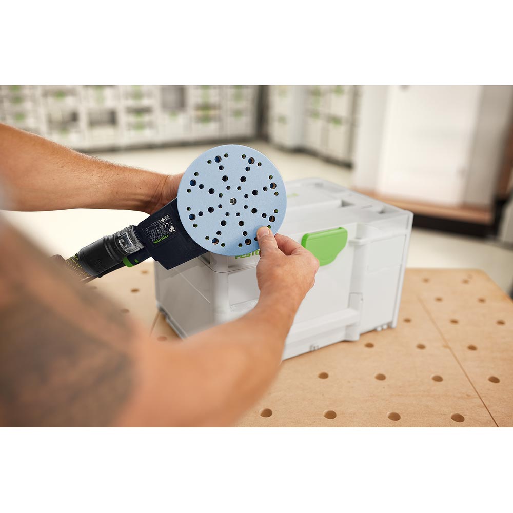 Festool Abrasive Systainer & 150mm Granat Discs in Systainer