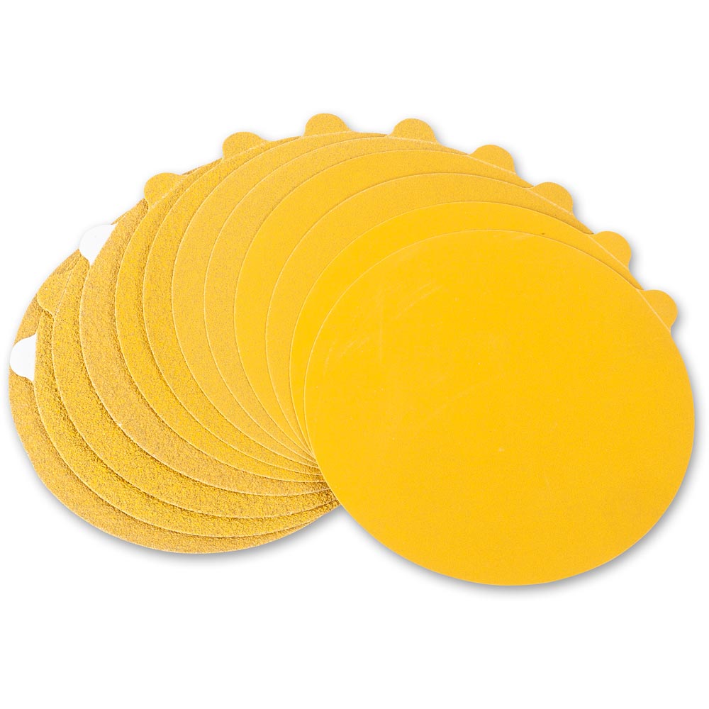 Axminster Self Adhesive Discs 125mm - Mixed Pack of 10