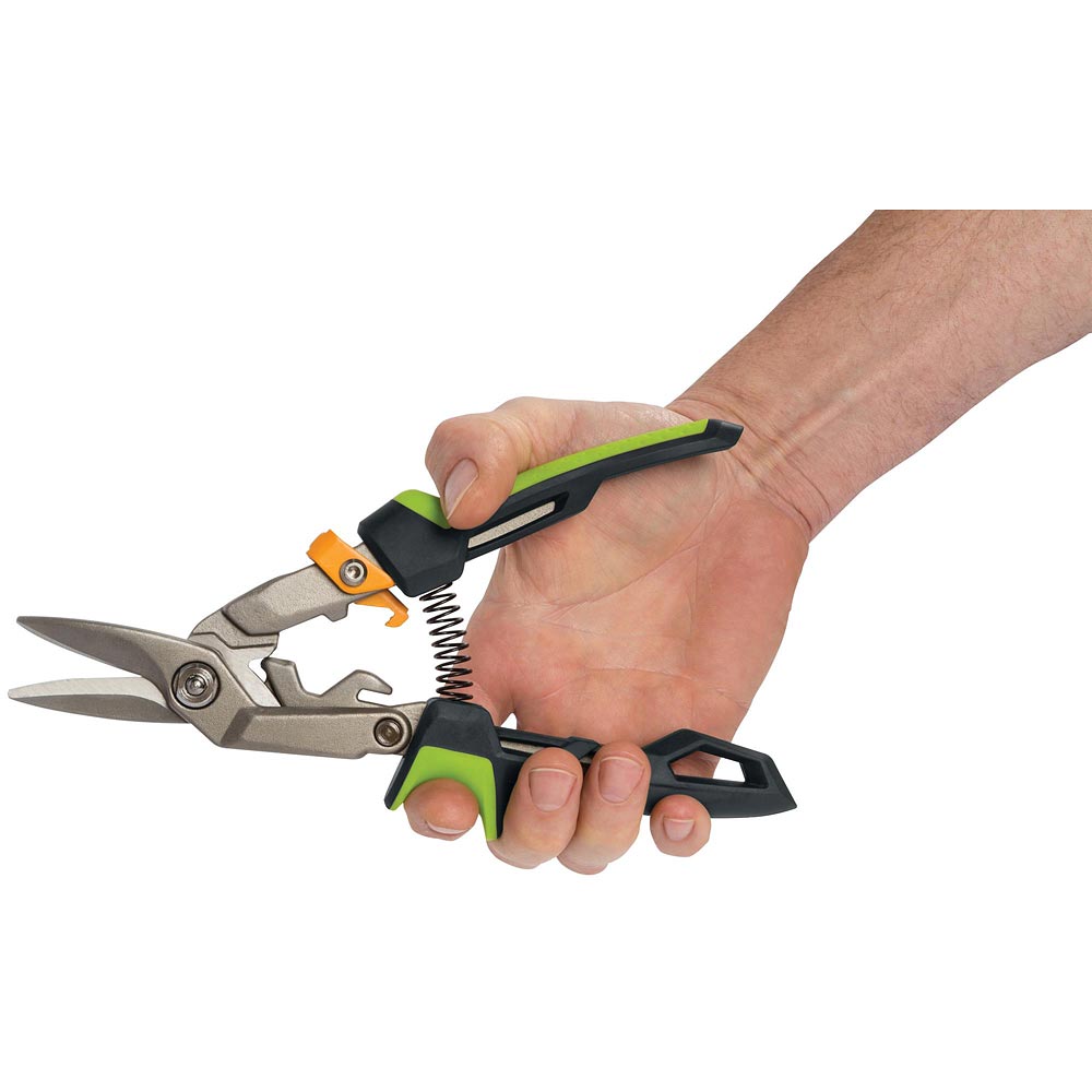 Fiskars PowerGear™ Aviation Snips Right Cut 250mm