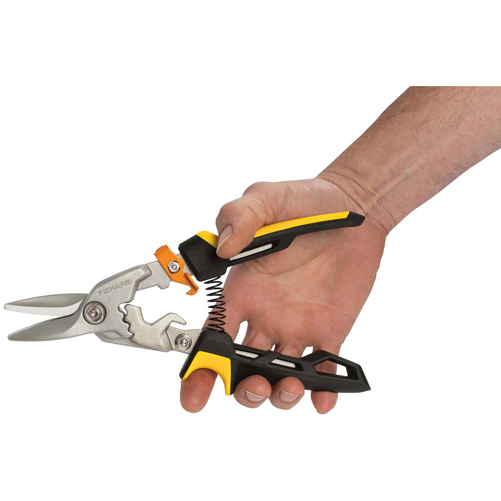 Fiskars PowerGear™ Aviation Snips Straight Cut 250mm