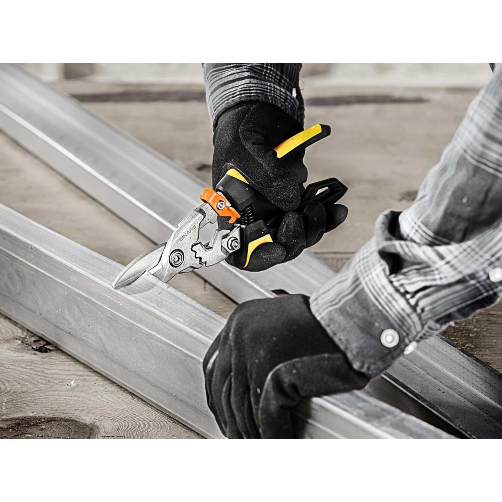 Fiskars PowerGear™ Aviation Snips Straight Cut 250mm