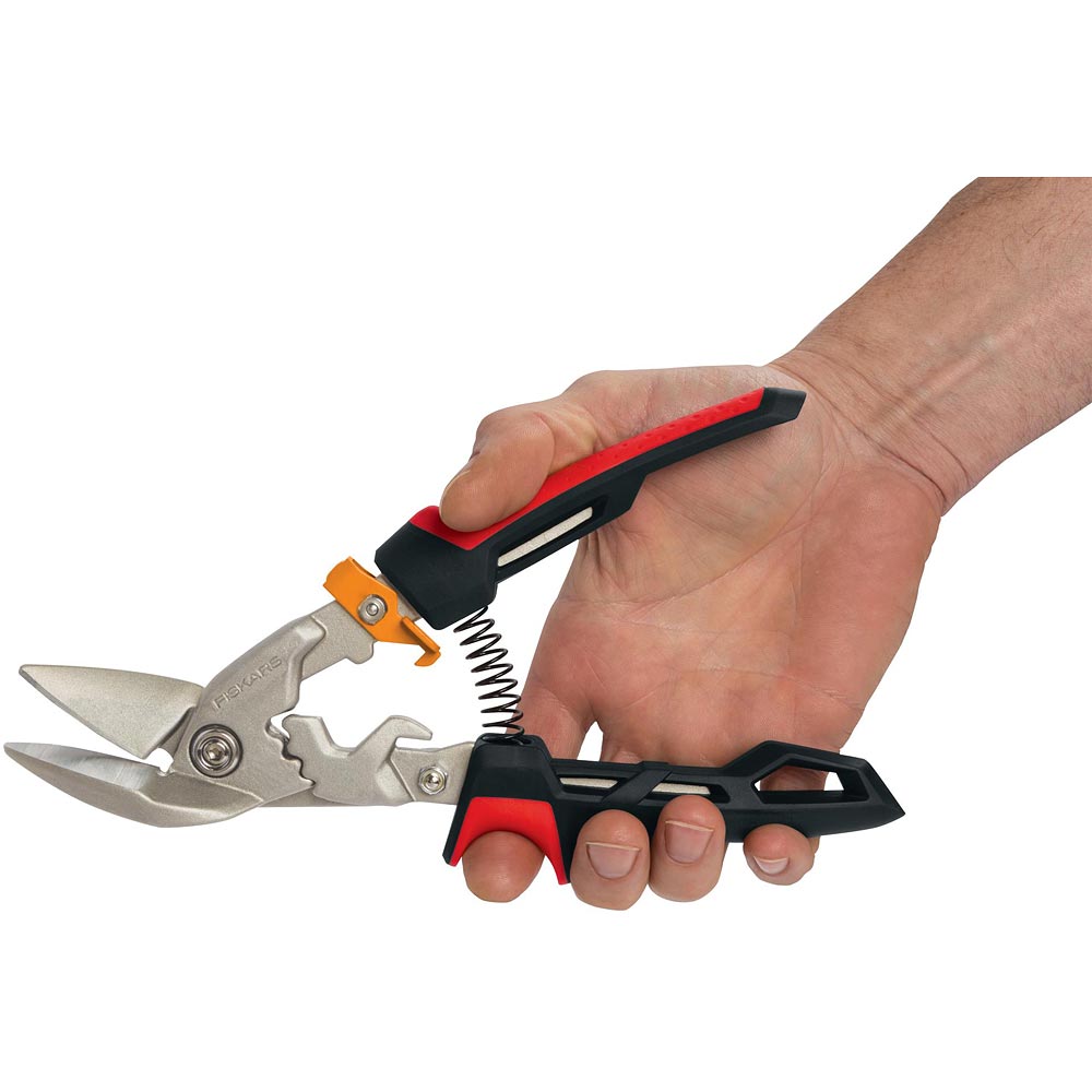 Fiskars PowerGear™ Aviation Snip Offset Left Cut 250mm