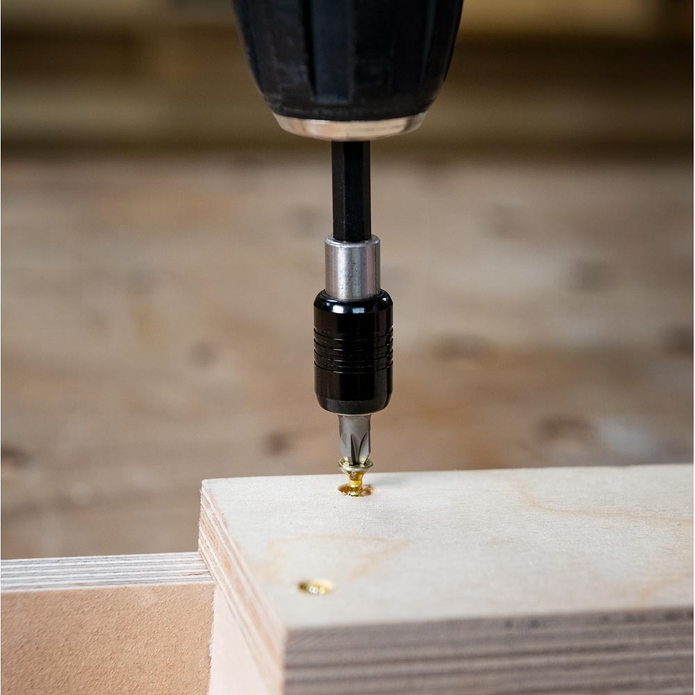 Axminster 75mm Quick Release Bit Holder 1/4"