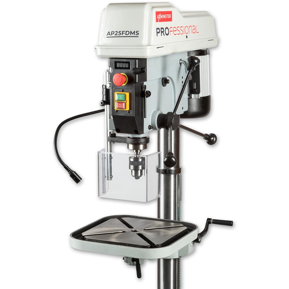 Axminster Professional AP25FDMS Variable Speed Floor Pillar Drill 230V
