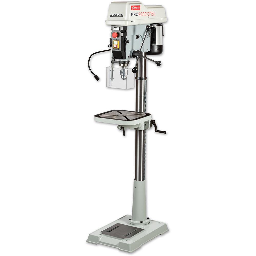 Axminster Professional AP25FDMS Variable Speed Floor Pillar Drill 230V