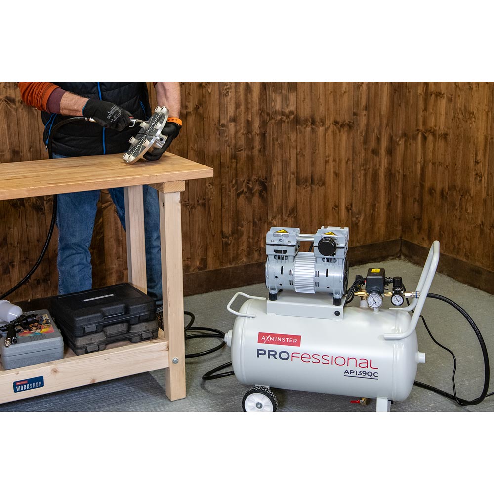 Axminster Professional AP139QC Quiet Compressor
