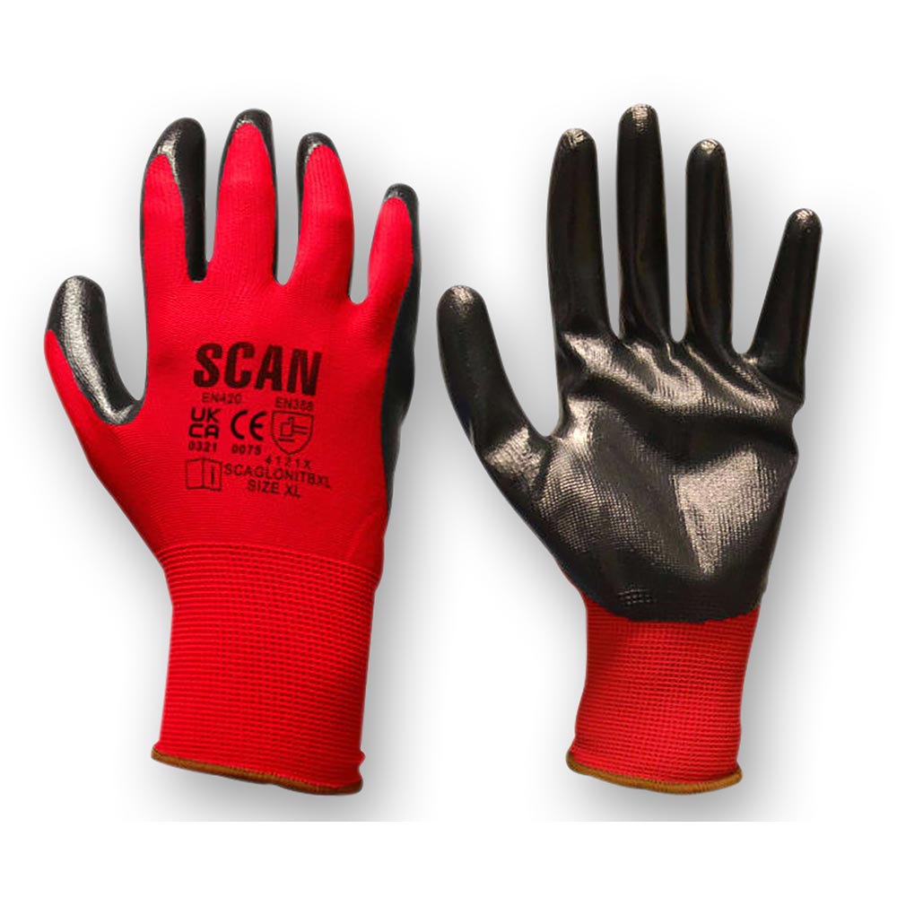 Scan Nitrile Coated Knitted Gloves