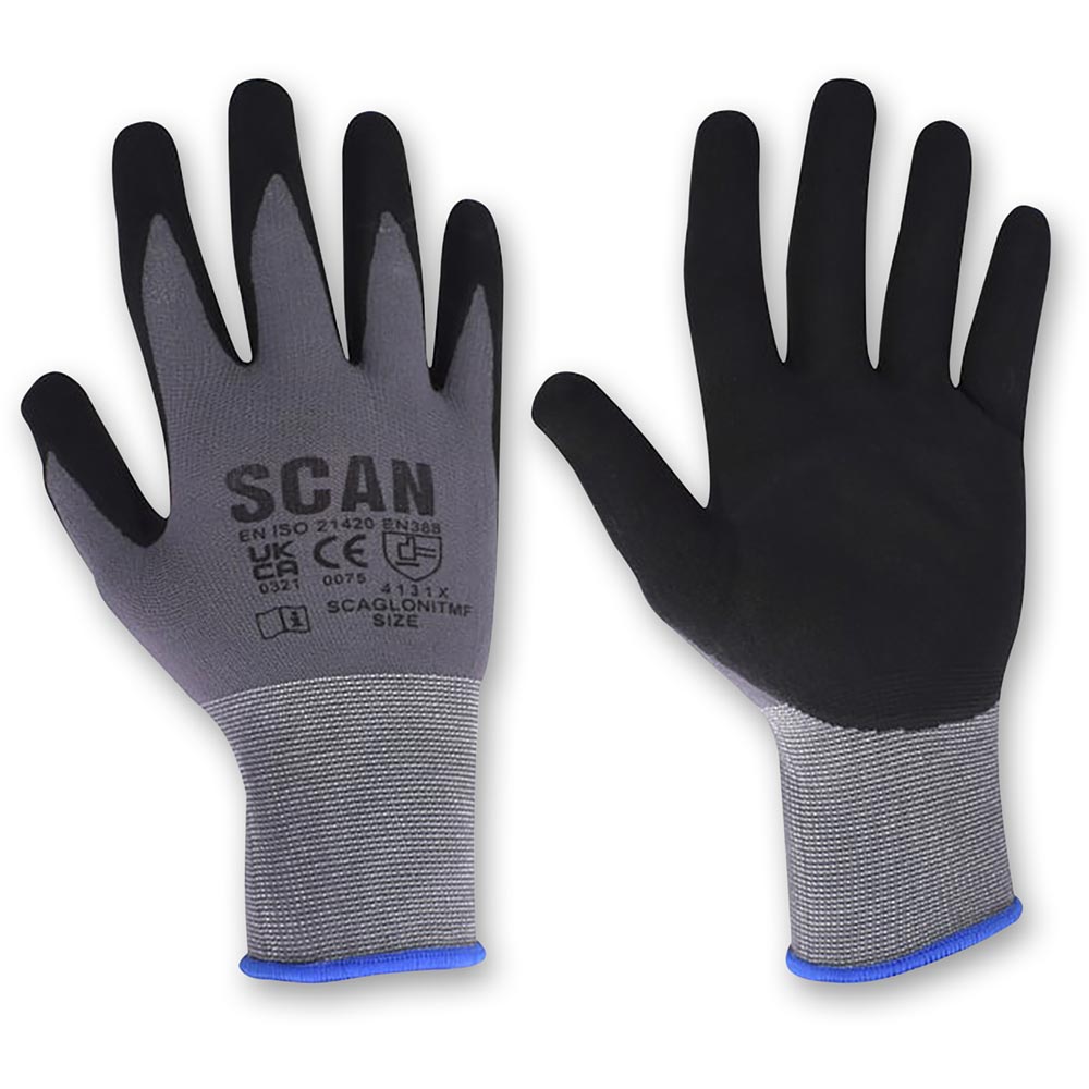 Scan Breathable Microfoam Nitrile Gloves