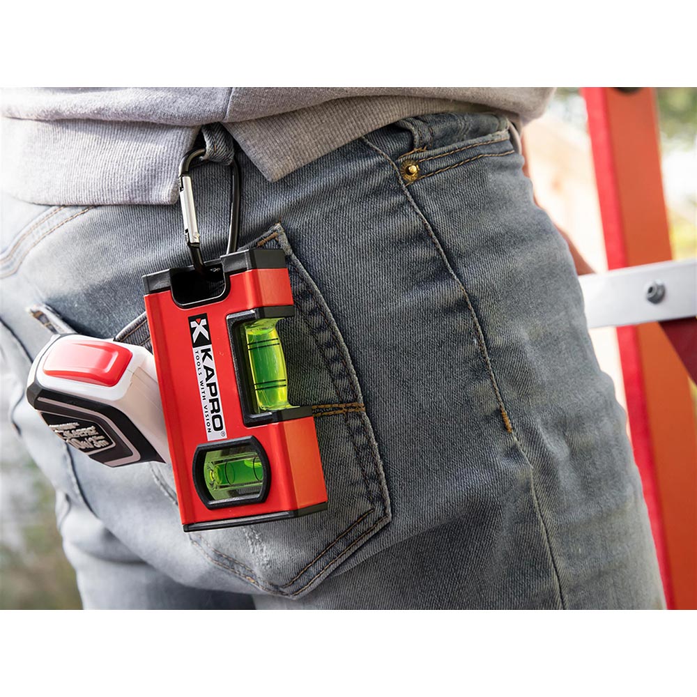 Kapro 771 TWIN™ Mini Level with Carabiner - 100mm (4")